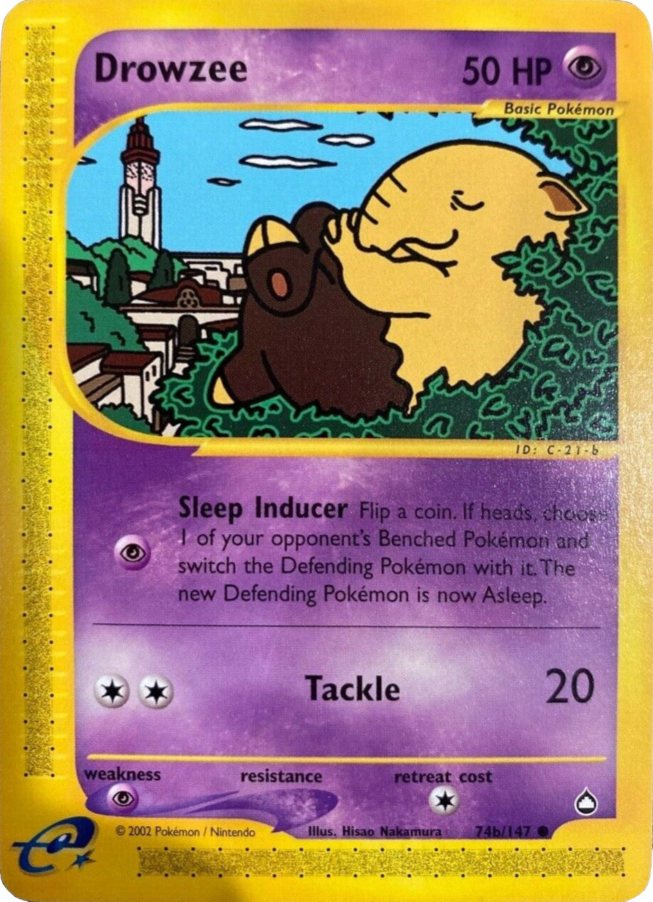 Drowzee (74b/147) [Aquapolis] | Dragon's Lair Comics and Fantasy Houston TX