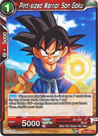 Pint-sized Warrior Son Goku (BT3-006) [Cross Worlds] | Dragon's Lair Comics and Fantasy Houston TX