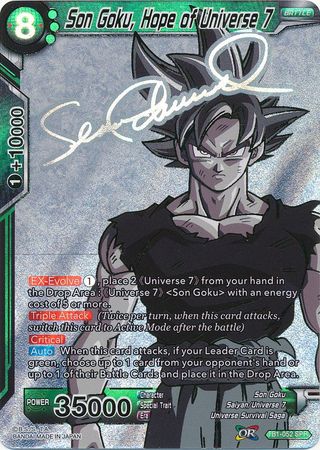 Son Goku, Hope of Universe 7 (SPR) (TB1-052) [The Tournament of Power] | Dragon's Lair Comics and Fantasy Houston TX