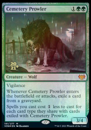 Cemetery Prowler [Innistrad: Crimson Vow Prerelease Promos] | Dragon's Lair Comics and Fantasy Houston TX