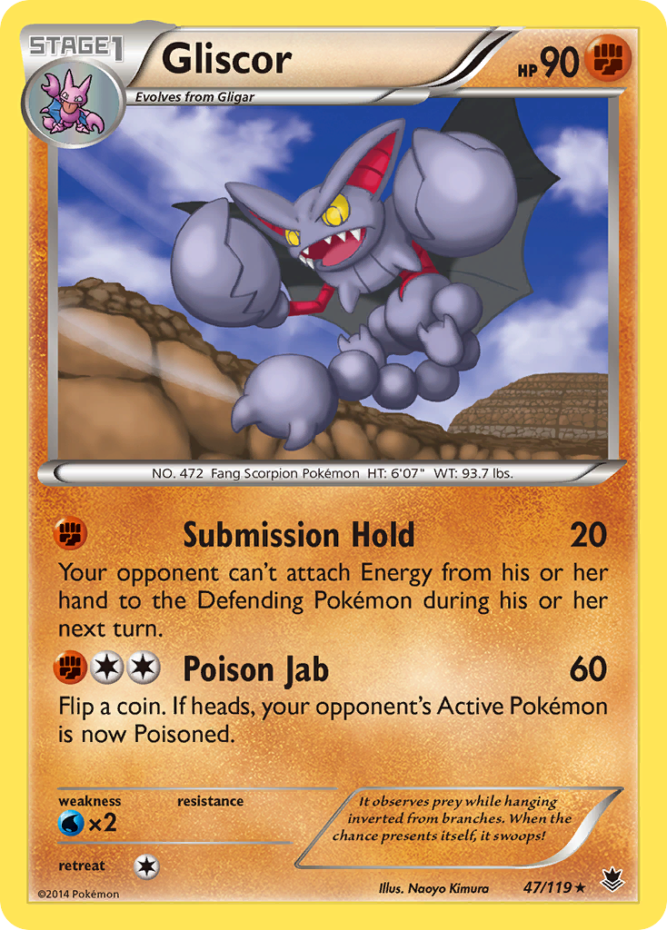 Gliscor (47/119) [XY: Phantom Forces] | Dragon's Lair Comics and Fantasy Houston TX