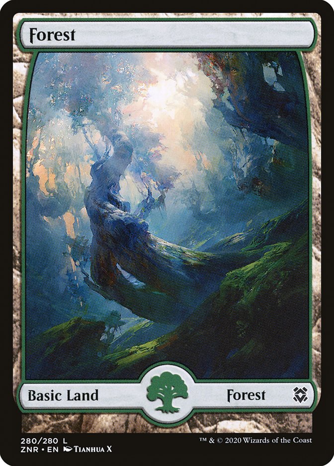 Forest (280) [Zendikar Rising] | Dragon's Lair Comics and Fantasy Houston TX