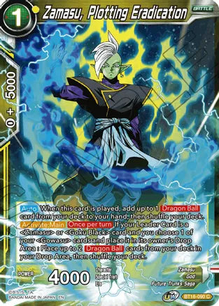 Zamasu, Plotting Eradication (BT16-090) [Realm of the Gods] | Dragon's Lair Comics and Fantasy Houston TX