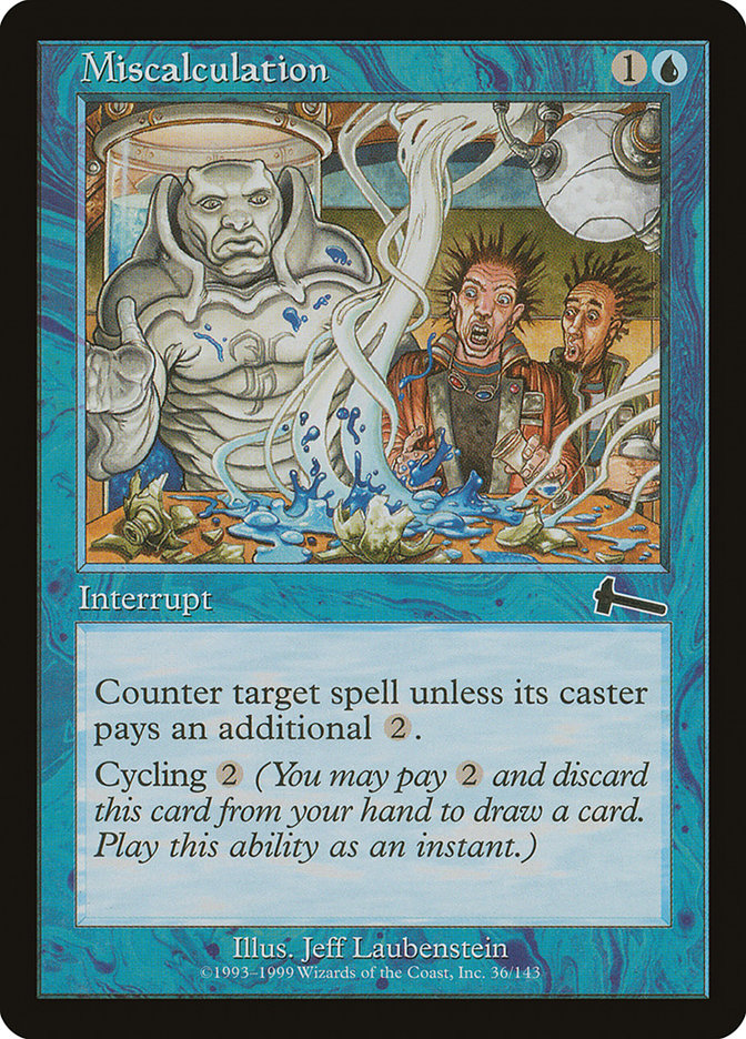 Miscalculation [Urza's Legacy] | Dragon's Lair Comics and Fantasy Houston TX