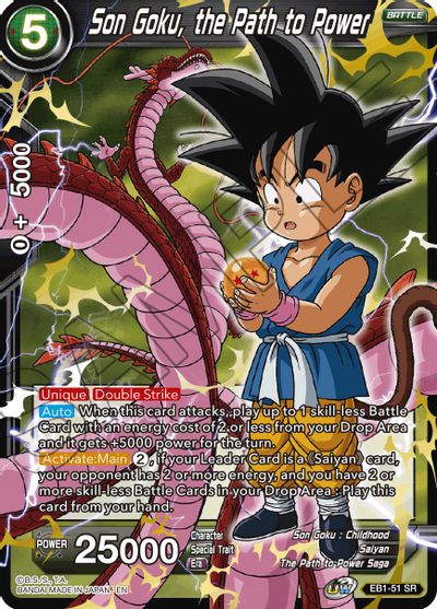 Son Goku, the Path to Power (EB1-051) [Battle Evolution Booster] | Dragon's Lair Comics and Fantasy Houston TX