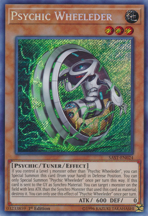 Psychic Wheeleder [SAST-EN024] Secret Rare | Dragon's Lair Comics and Fantasy Houston TX