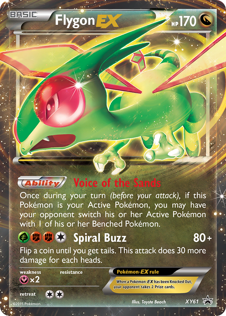 Flygon EX (XY61) [XY: Black Star Promos] | Dragon's Lair Comics and Fantasy Houston TX