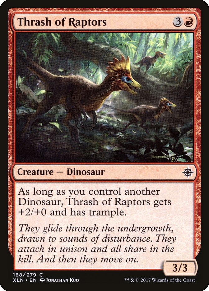 Thrash of Raptors [Ixalan] | Dragon's Lair Comics and Fantasy Houston TX