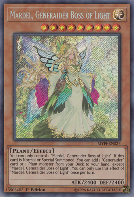 Mardel, Generaider Boss of Light [MYFI-EN027] Secret Rare | Dragon's Lair Comics and Fantasy Houston TX