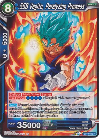 SSB Vegito, Paralyzing Prowess (BT10-045) [Rise of the Unison Warrior 2nd Edition] | Dragon's Lair Comics and Fantasy Houston TX