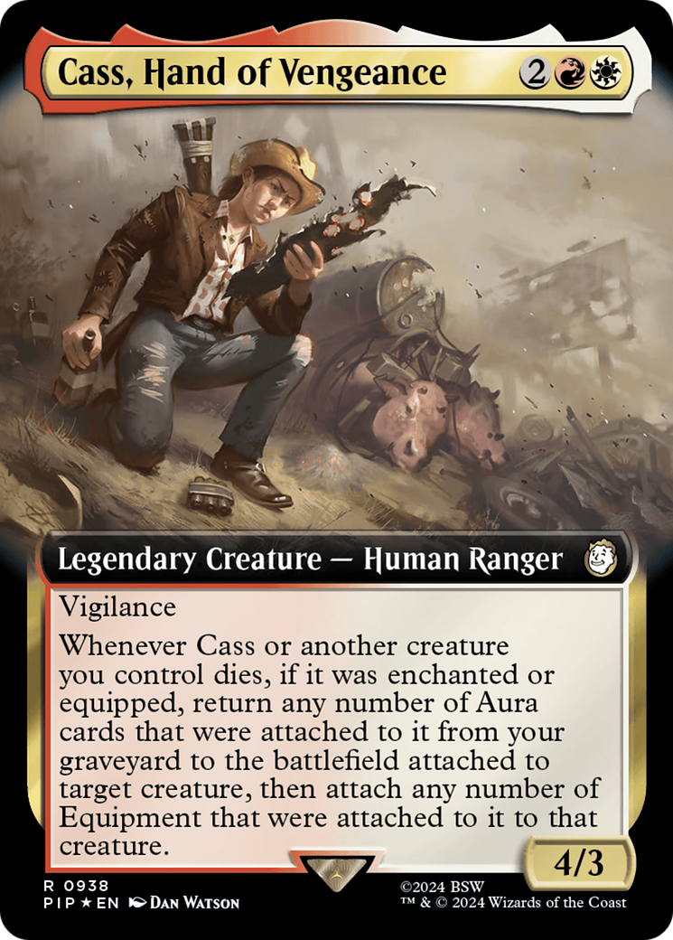 Cass, Hand of Vengeance (Extended Art) (Surge Foil) [Fallout] | Dragon's Lair Comics and Fantasy Houston TX