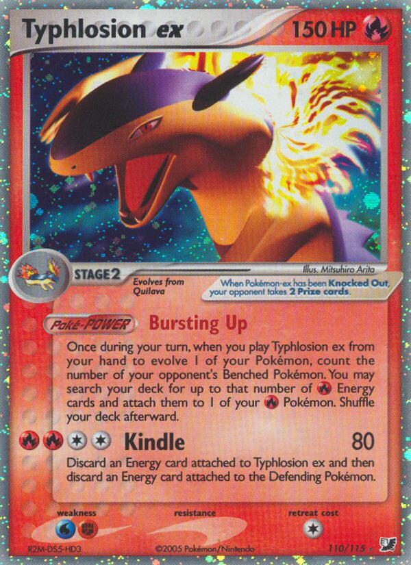 Typhlosion ex (110/115) [EX: Unseen Forces] | Dragon's Lair Comics and Fantasy Houston TX