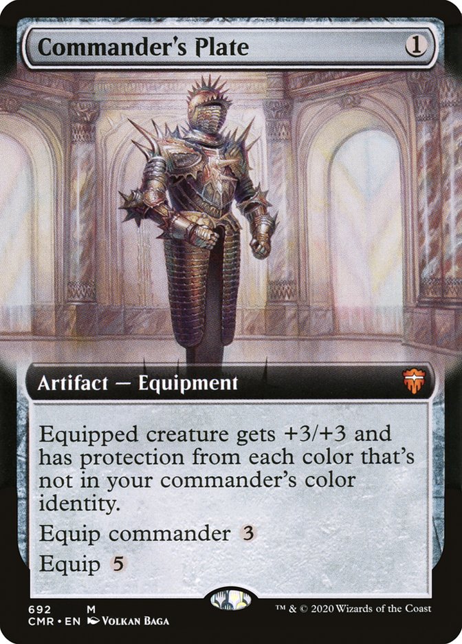 Commander's Plate (Extended Art) [Commander Legends] | Dragon's Lair Comics and Fantasy Houston TX