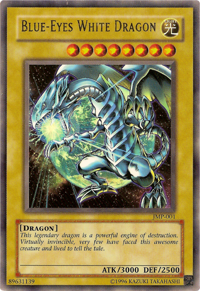 Blue-Eyes White Dragon [JMP-001] Ultra Rare | Dragon's Lair Comics and Fantasy Houston TX