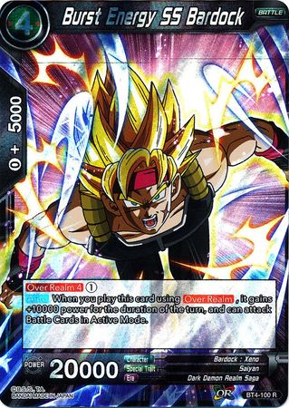 Burst Energy SS Bardock (BT4-100) [Colossal Warfare] | Dragon's Lair Comics and Fantasy Houston TX