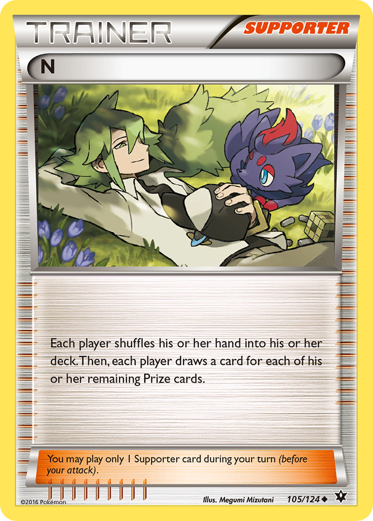 N (105/124) [XY: Fates Collide] | Dragon's Lair Comics and Fantasy Houston TX