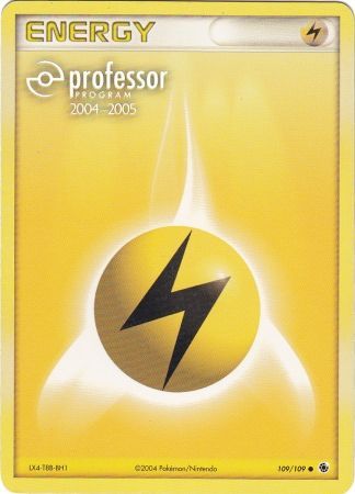 Lightning Energy (109/109) (2004 2005) [Professor Program Promos] | Dragon's Lair Comics and Fantasy Houston TX