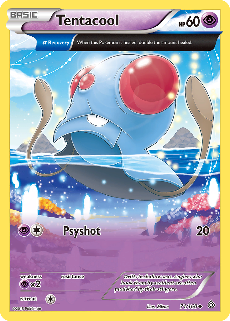 Tentacool (71/160) [XY: Primal Clash] | Dragon's Lair Comics and Fantasy Houston TX