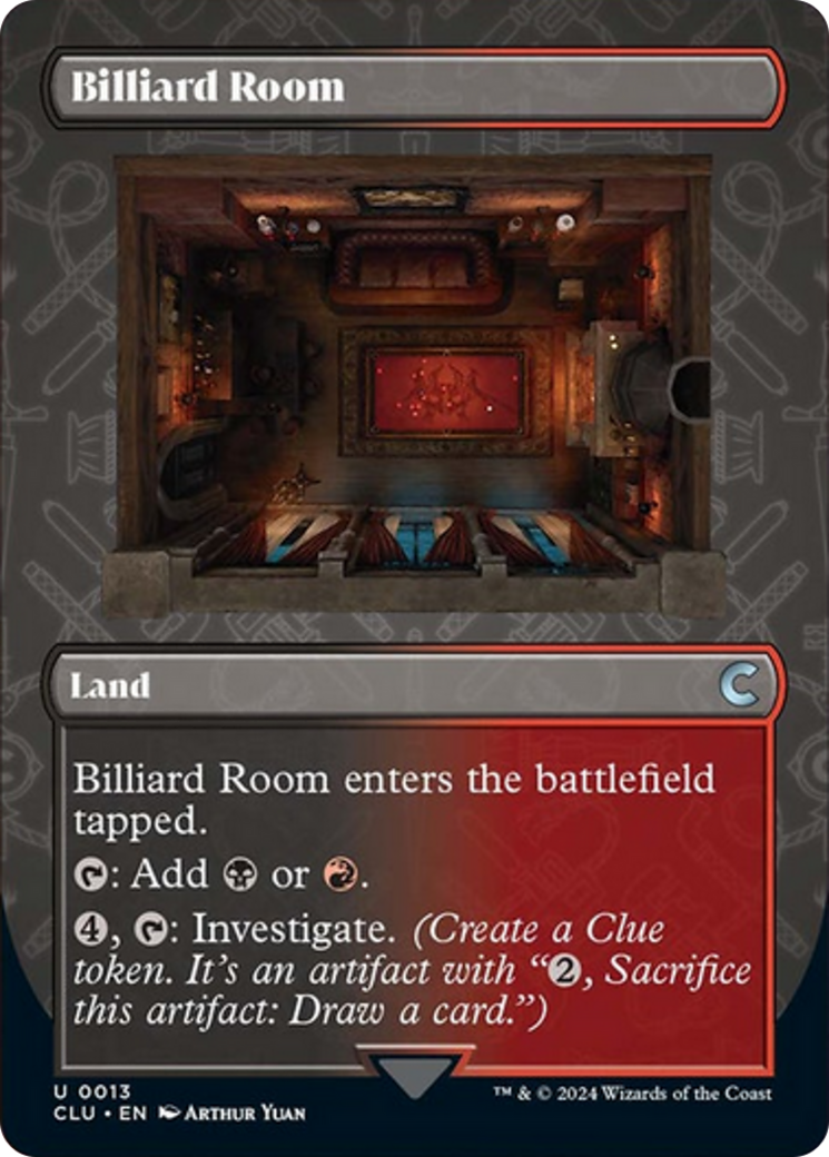 Billiard Room (Borderless) [Ravnica: Clue Edition] | Dragon's Lair Comics and Fantasy Houston TX