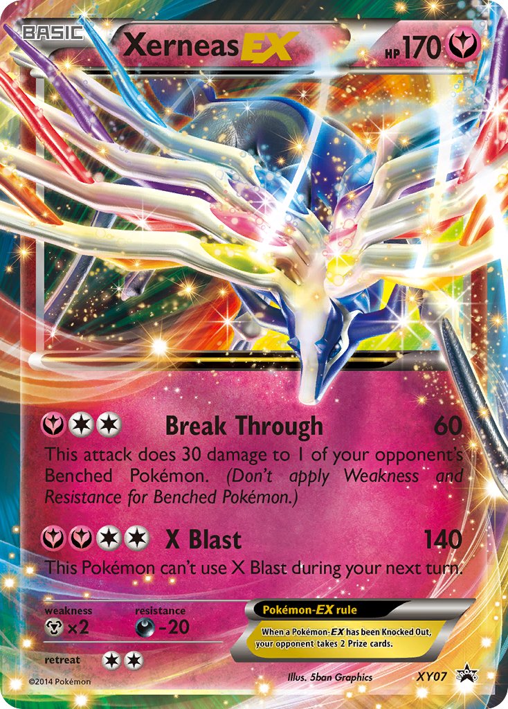 Xerneas EX (XY07) [XY: Black Star Promos] | Dragon's Lair Comics and Fantasy Houston TX