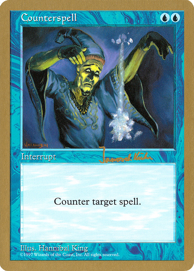 Counterspell (Janosch Kuhn) [World Championship Decks 1997] | Dragon's Lair Comics and Fantasy Houston TX