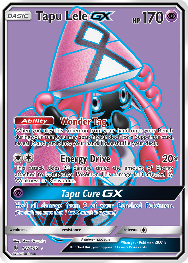 Tapu Lele GX (137/145) [Sun & Moon: Guardians Rising] | Dragon's Lair Comics and Fantasy Houston TX