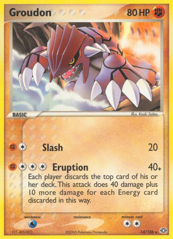 Groudon (14/106) [EX: Emerald] | Dragon's Lair Comics and Fantasy Houston TX