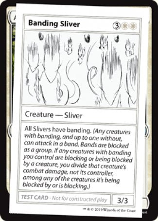 Banding Sliver (2021 Edition) [Mystery Booster Playtest Cards] | Dragon's Lair Comics and Fantasy Houston TX