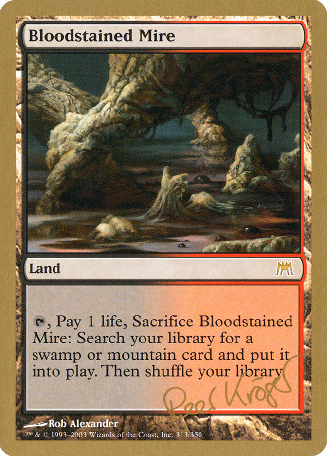 Bloodstained Mire (Peer Kroger) [World Championship Decks 2003] | Dragon's Lair Comics and Fantasy Houston TX