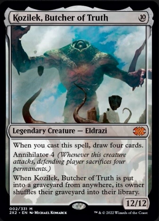 Kozilek, Butcher of Truth [Double Masters 2022] | Dragon's Lair Comics and Fantasy Houston TX