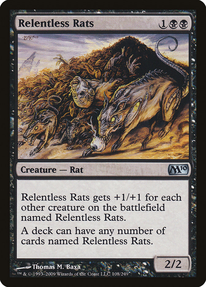 Relentless Rats [Magic 2010] | Dragon's Lair Comics and Fantasy Houston TX