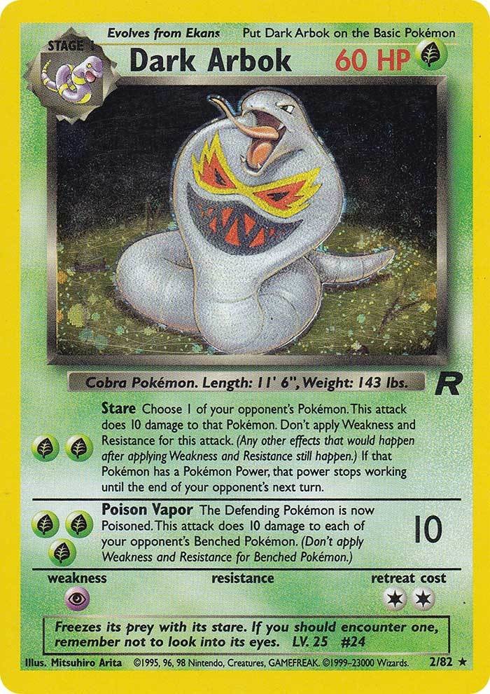 Dark Arbok (2/82) [Team Rocket Unlimited] | Dragon's Lair Comics and Fantasy Houston TX