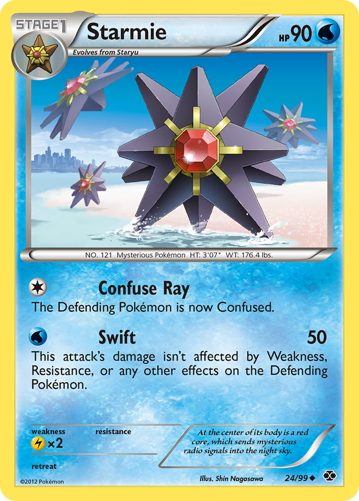 Starmie (24/99) [Black & White: Next Destinies] | Dragon's Lair Comics and Fantasy Houston TX