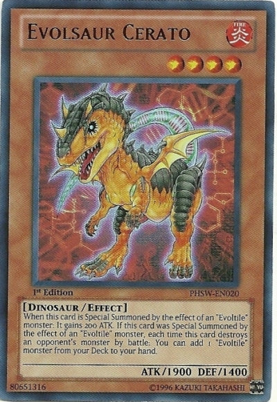 Evolsaur Cerato [PHSW-EN020] Ultra Rare | Dragon's Lair Comics and Fantasy Houston TX