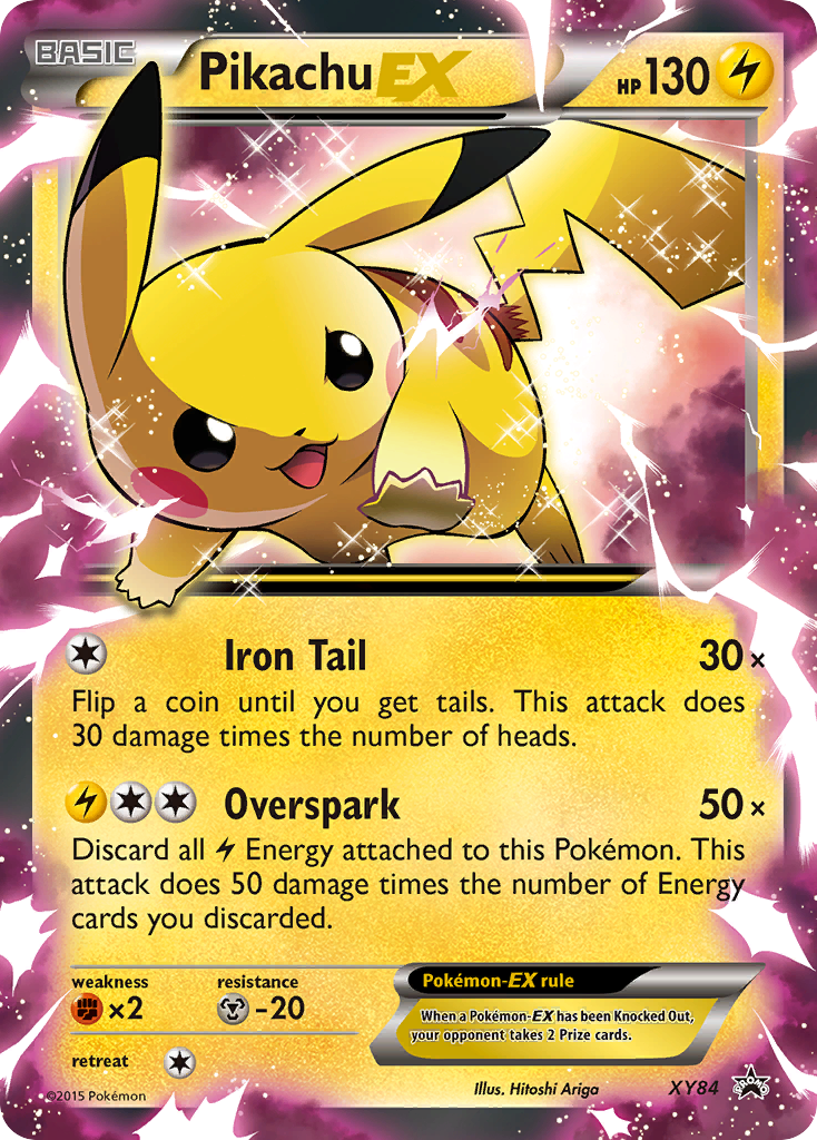 Pikachu EX (XY84) [XY: Black Star Promos] | Dragon's Lair Comics and Fantasy Houston TX