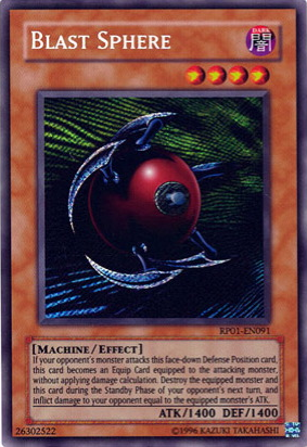 Blast Sphere [RP01-EN091] Secret Rare | Dragon's Lair Comics and Fantasy Houston TX