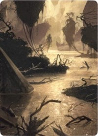 Murkwater Pathway Art Card [Zendikar Rising Art Series] | Dragon's Lair Comics and Fantasy Houston TX