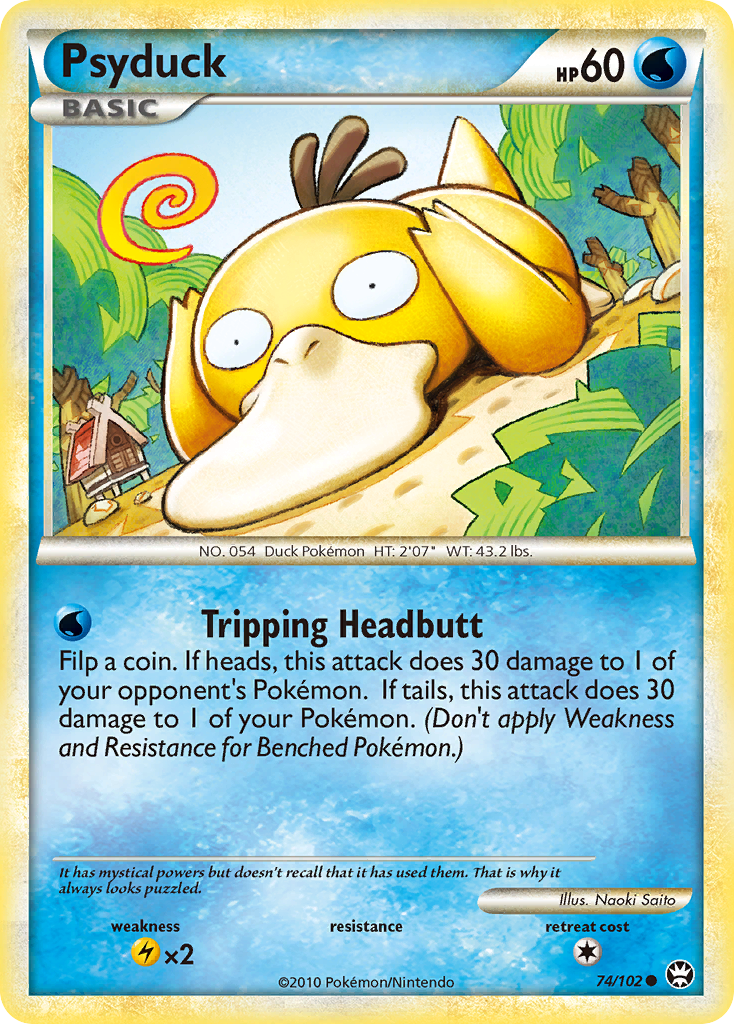 Psyduck (74/102) [HeartGold & SoulSilver: Triumphant] | Dragon's Lair Comics and Fantasy Houston TX