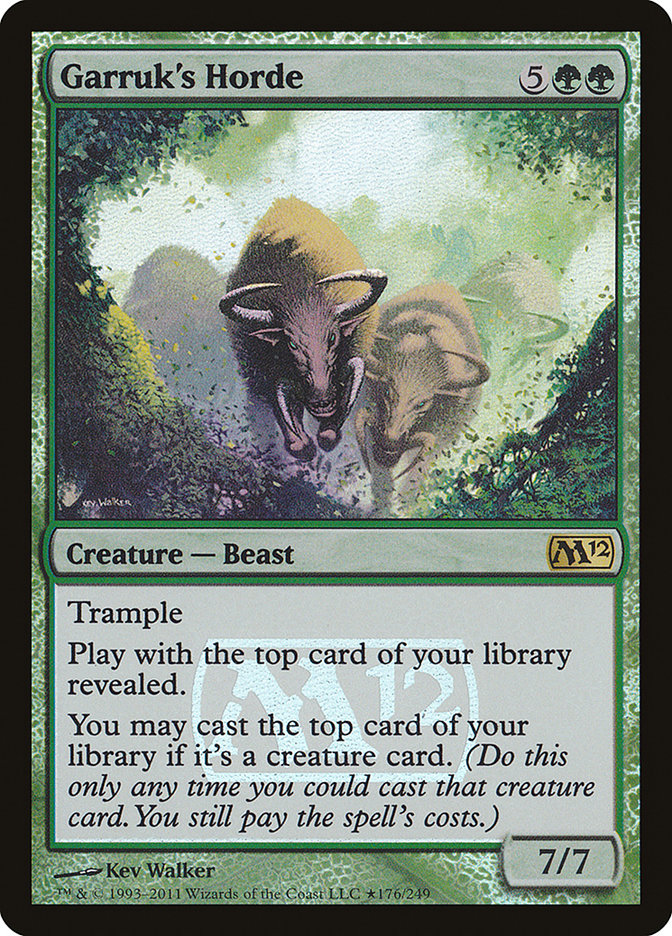 Garruk's Horde [Magic 2012 Prerelease Promos] | Dragon's Lair Comics and Fantasy Houston TX