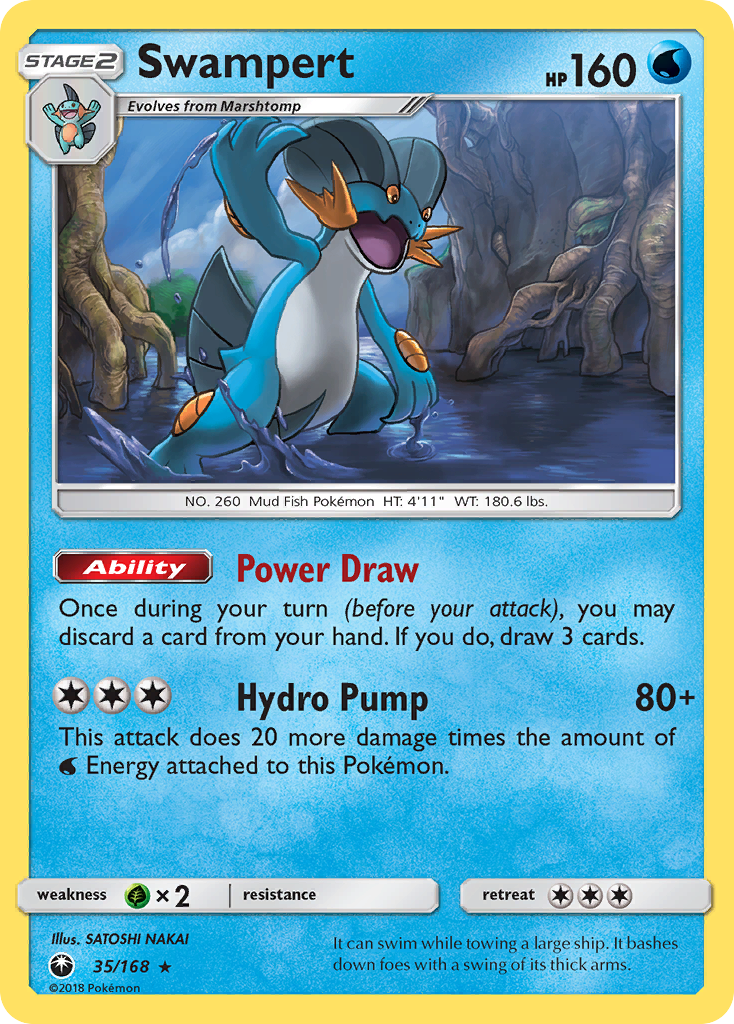 Swampert (35/168) [Sun & Moon: Celestial Storm] | Dragon's Lair Comics and Fantasy Houston TX