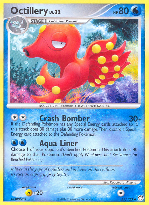 Octillery (57/123) [Diamond & Pearl: Mysterious Treasures] | Dragon's Lair Comics and Fantasy Houston TX