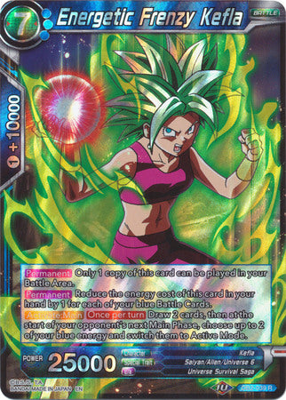 Energetic Frenzy Kefla (DB2-039) [Divine Multiverse] | Dragon's Lair Comics and Fantasy Houston TX