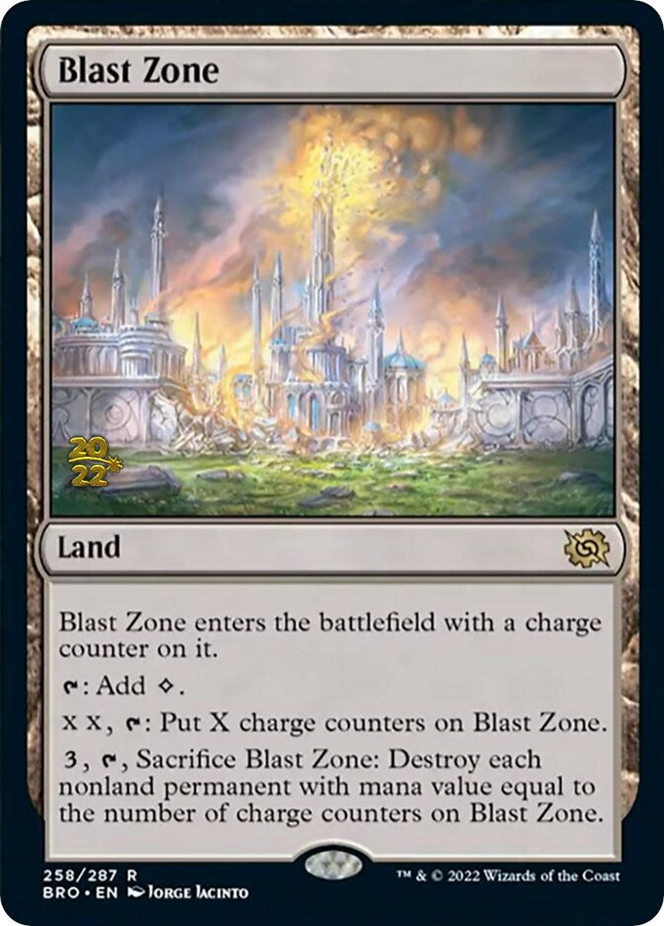 Blast Zone (258) [The Brothers' War Prerelease Promos] | Dragon's Lair Comics and Fantasy Houston TX