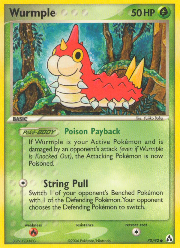 Wurmple (70/92) [EX: Legend Maker] | Dragon's Lair Comics and Fantasy Houston TX