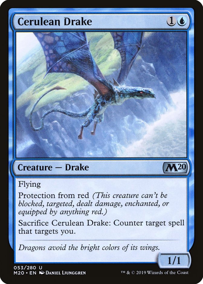 Cerulean Drake [Core Set 2020] | Dragon's Lair Comics and Fantasy Houston TX