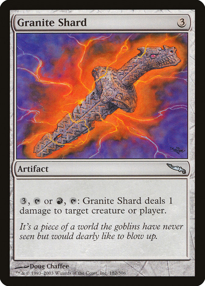 Granite Shard [Mirrodin] | Dragon's Lair Comics and Fantasy Houston TX