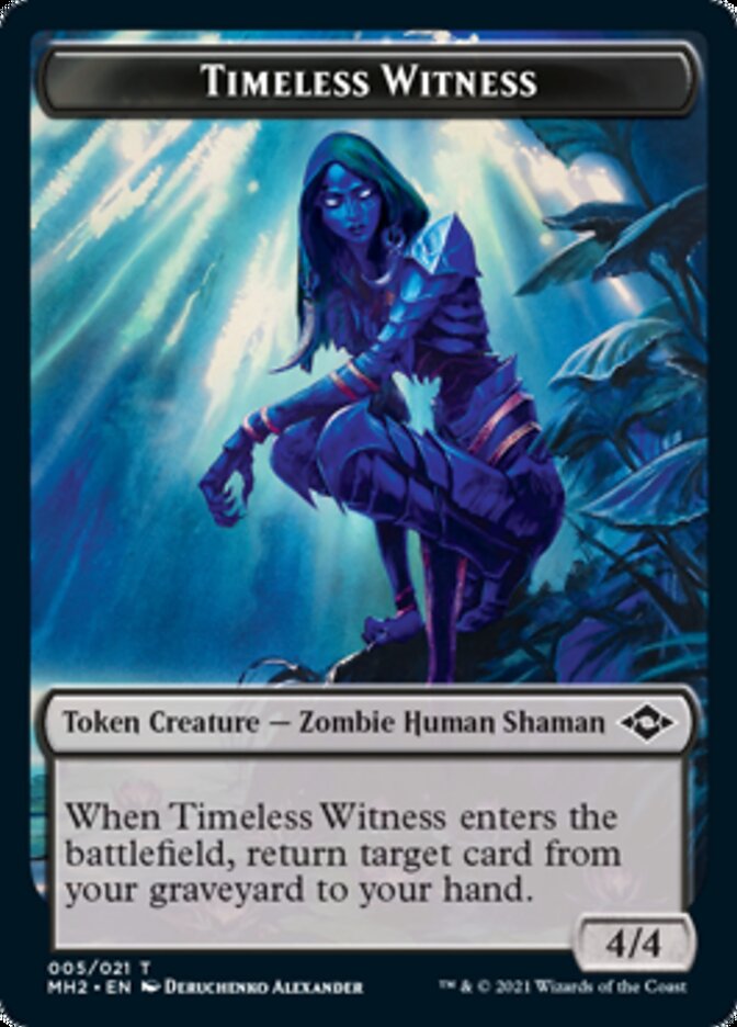 Timeless Witness Token [Modern Horizons 2 Tokens] | Dragon's Lair Comics and Fantasy Houston TX