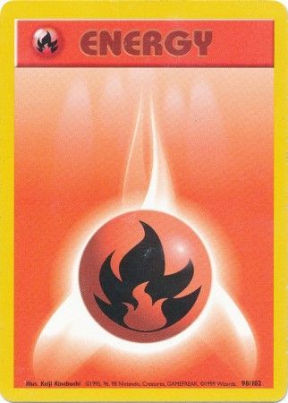 Fire Energy (98/102) [Base Set Unlimited] | Dragon's Lair Comics and Fantasy Houston TX