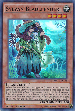 Sylvan Bladefender [MP14-EN186] Super Rare | Dragon's Lair Comics and Fantasy Houston TX