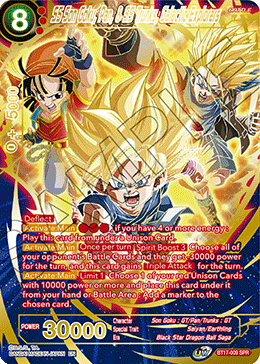 SS Son Goku, Pan, & SS Trunks, Galactic Explorers (SPR) (BT17-009) [Ultimate Squad] | Dragon's Lair Comics and Fantasy Houston TX